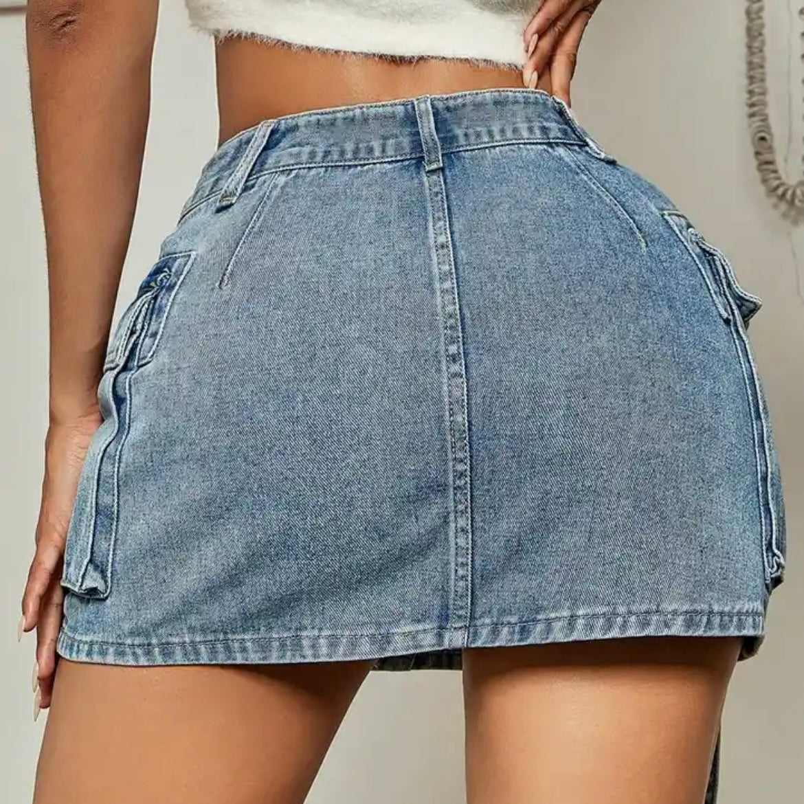 Y2K Denim Skirt