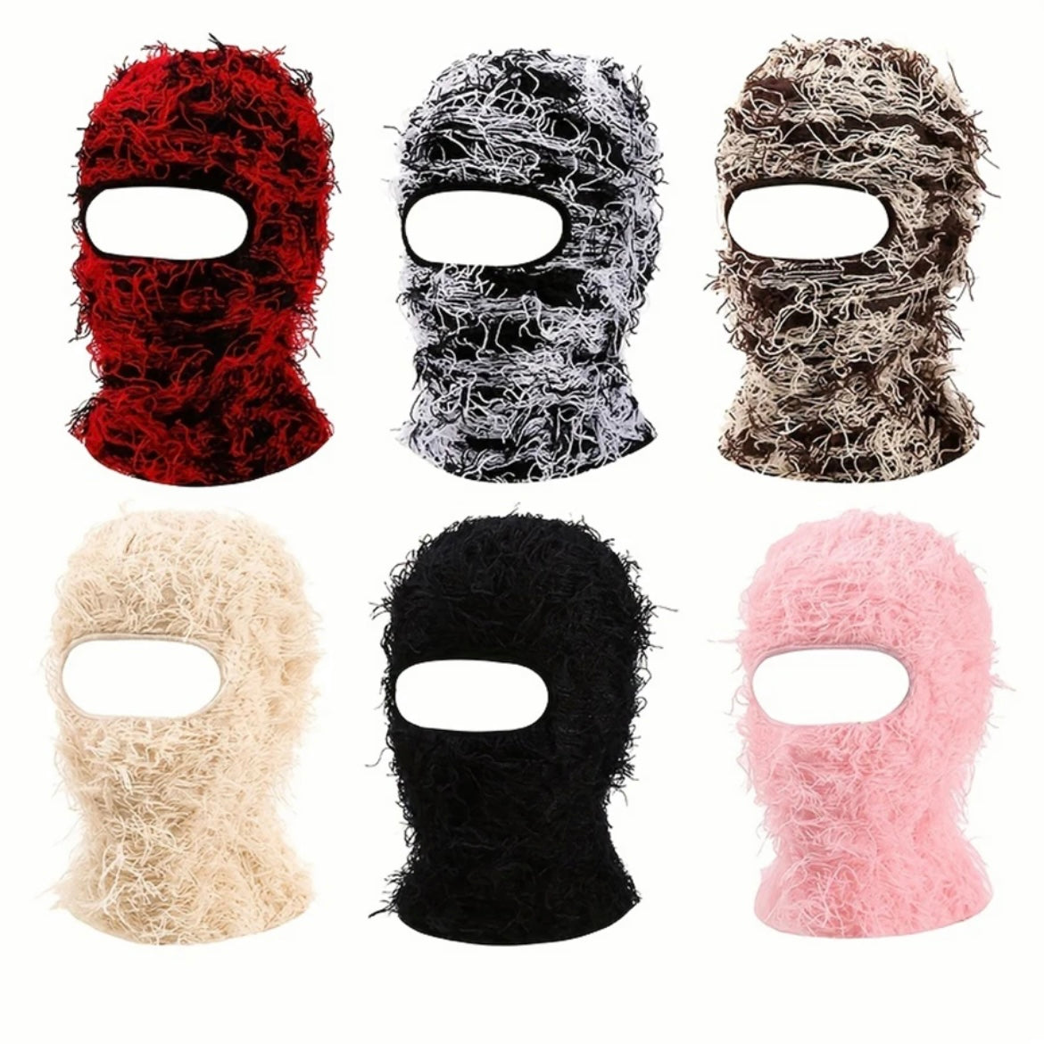 Y2K Distressed Balaclava