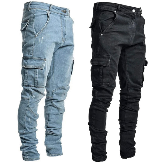 Y2K Denim Cargo Pants