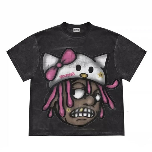 Y2K Hello Kitty Graphic T-Shirt