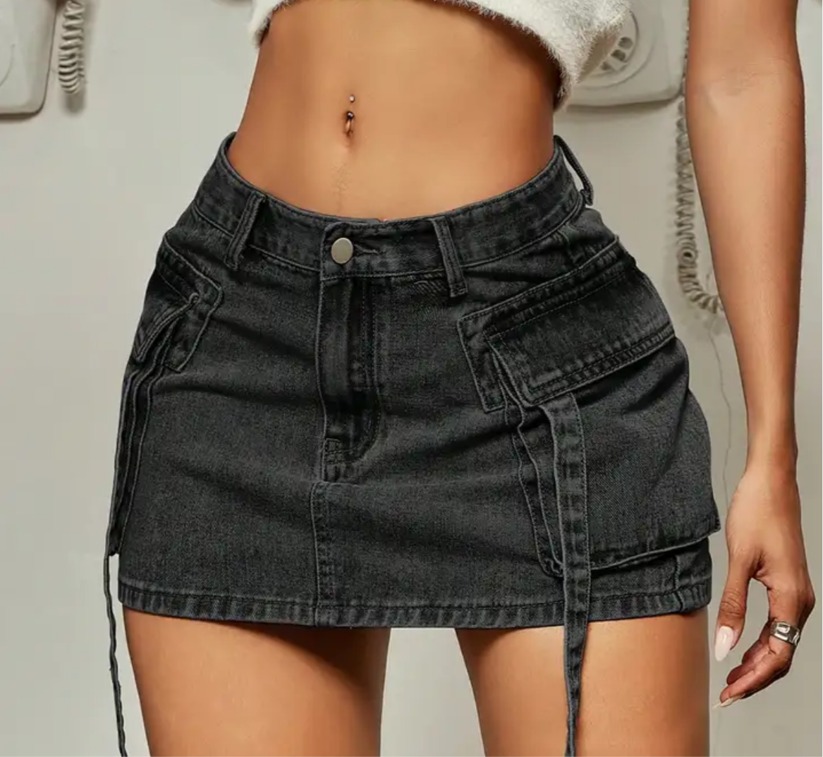 Y2K Denim Skirt