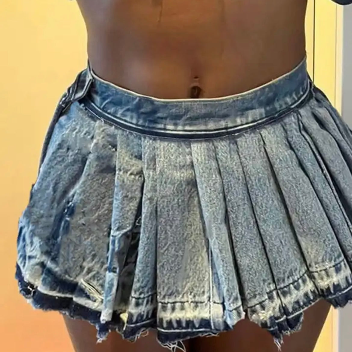 Y2K Denim Skirt